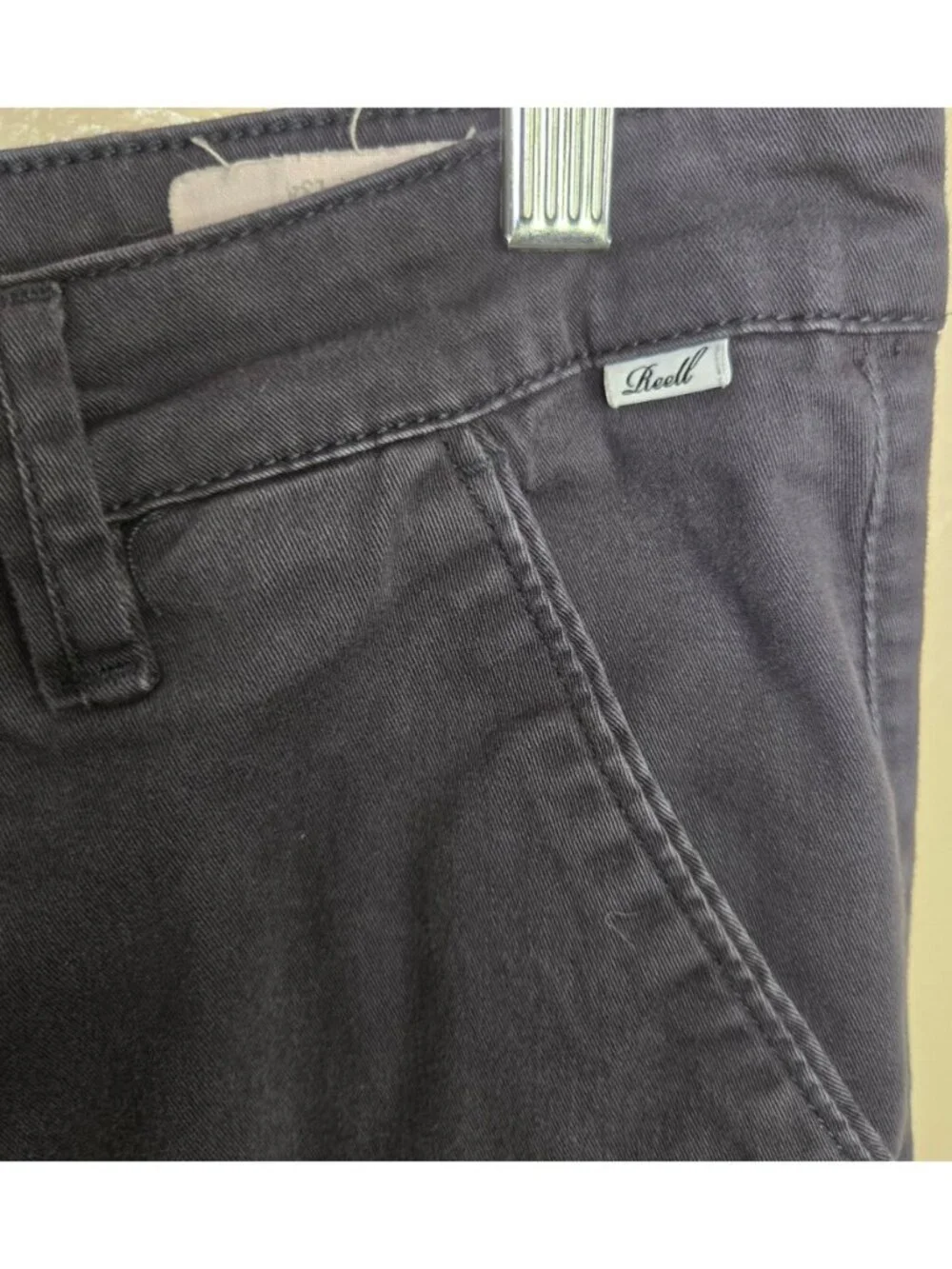 Reell Navy Blue Flex Tapered Chino Pants Style 1110 Size 32X34 Minimalist Dutch